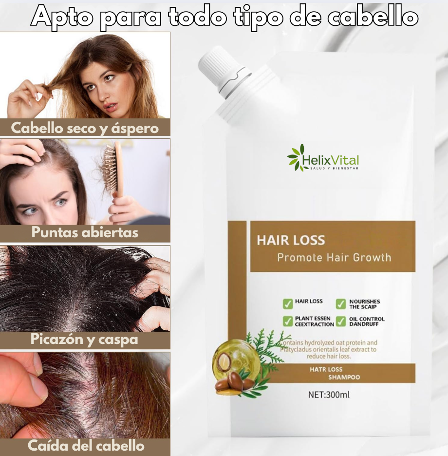 Anti-Hair Fall Shampoo - Anti-Caída y Reactivación Capilar