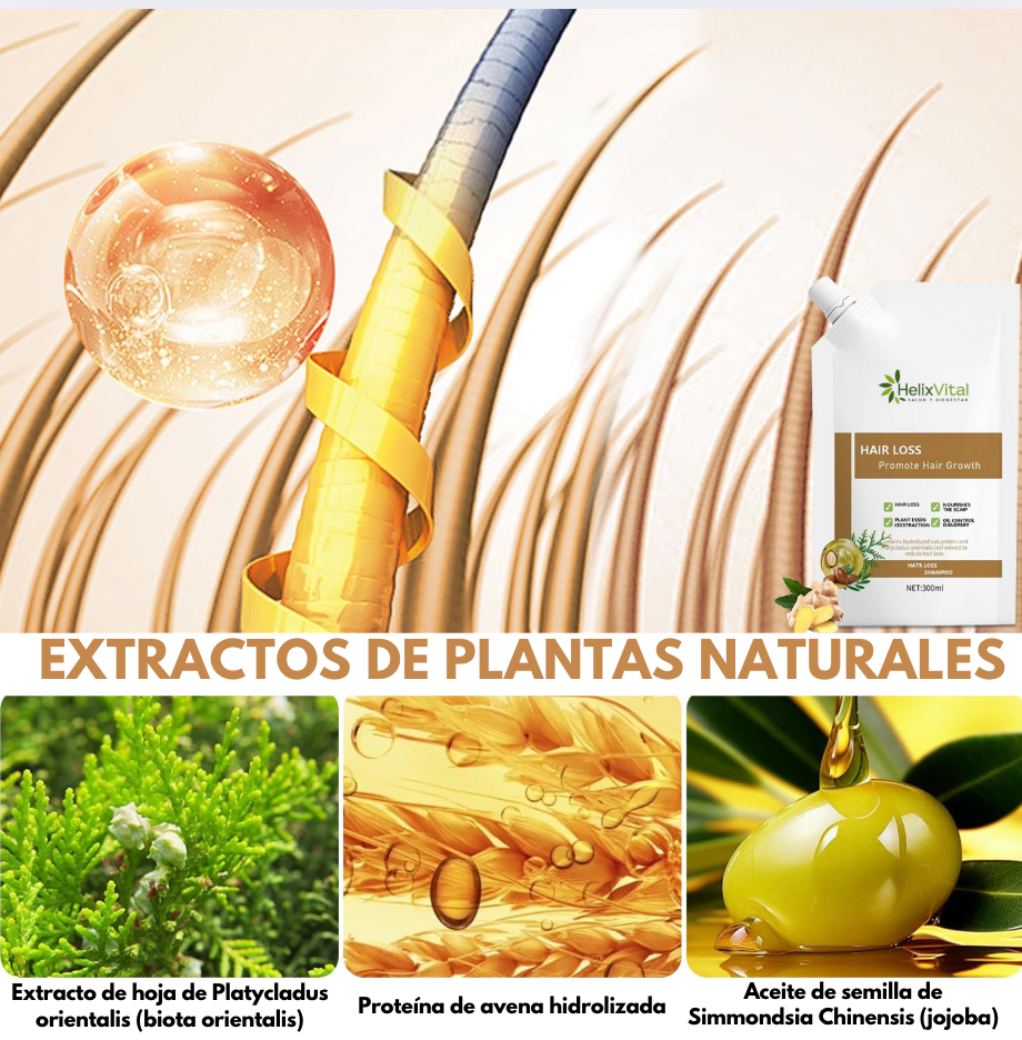 Anti-Hair Fall Shampoo - Anti-Caída y Reactivación Capilar